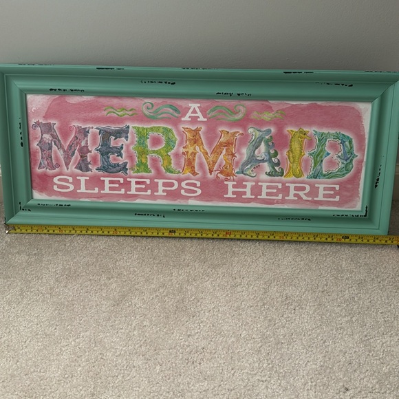 Girls room mermaid and unicorn signs - Picture 3 of 10